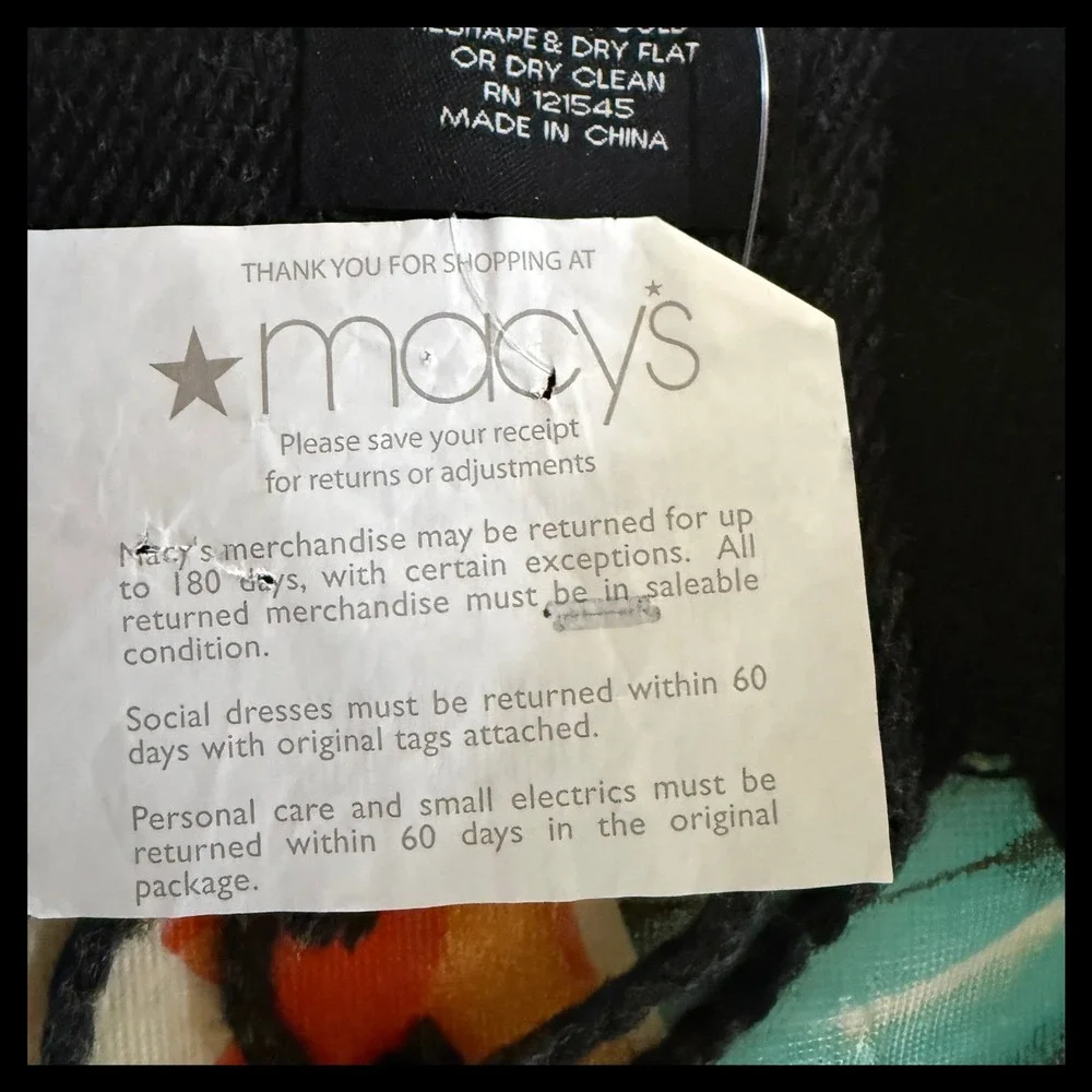 Macys nwt classic